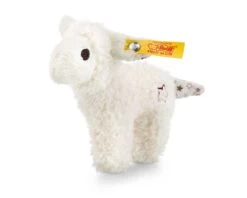 STEIFF 240676 Mini Knister-Lamm Mit Rassel 11 Cm Weiß
