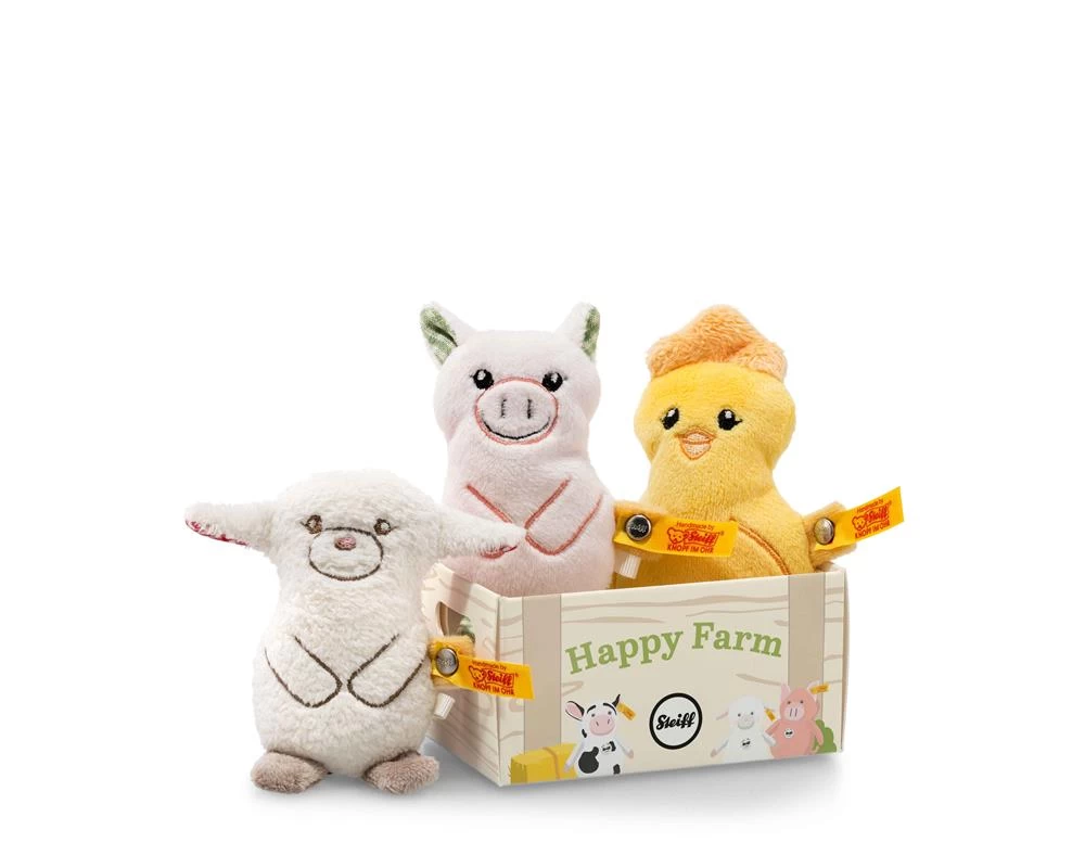STEIFF 240973 Happy Farm Mini Band 3 Tlg 3 STEIFF 240973 Happy Farm Mini Band 3 Tlg