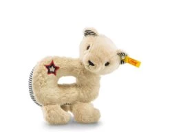 STEIFF 241178 Teddybär Band Niklie Teddybär Greifring Mit Qietsche