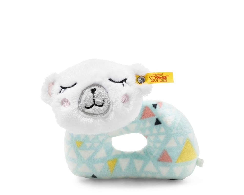 STEIFF 241314 Soft Cuddly Friends Iggy Eisbär Greifring Mit Rassel 12 Cm 3 STEIFF 241314 Soft Cuddly Friends Iggy Eisbär Greifring Mit Rassel 12 Cm