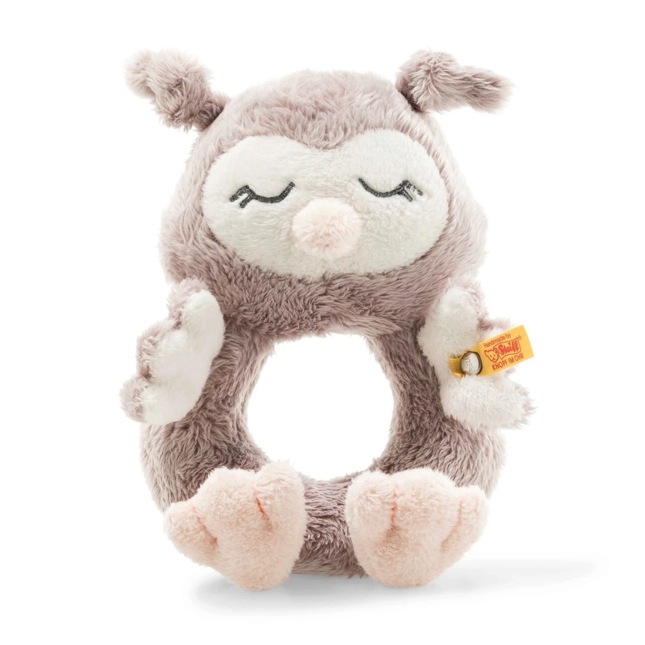 STEIFF 241864 Soft Cuddly Friends Ollie Eule Greifring Mit Rassel 3 STEIFF 241864 Soft Cuddly Friends Ollie Eule Greifring Mit Rassel