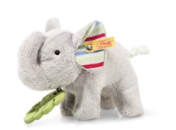STEIFF 242021 Wild Sweeties Timmi Elefant Mit Beißring Und Knisterfolie