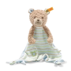 STEIFF 242229 GOTS Rudy Teddybär Schmusetuch 28 Cm