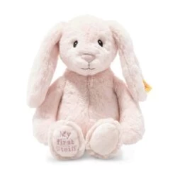 STEIFF 242359 Soft Cuddly Friends My First Steiff Hoppie Hase, Rosa 26 Cm