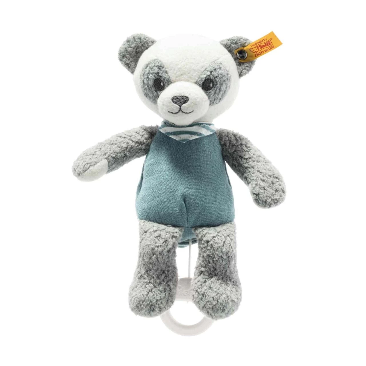 STEIFF 242380 GOTS Paco Panda Spieluhr, Grau/weiß/petrol 22 Cm 3 STEIFF 242380 GOTS Paco Panda Spieluhr, Grau/weiß/petrol 22 Cm