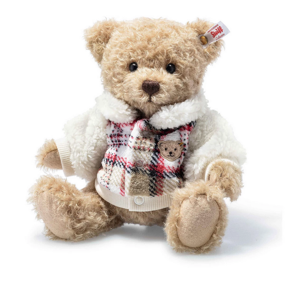 STEIFF 7231 Ben Teddybär Mit Winterjacke, 28 Cm 3 STEIFF 7231 Ben Teddybär Mit Winterjacke, 28 Cm